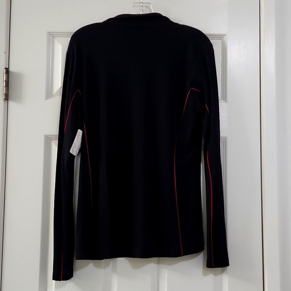 EUC Bogner Y2K Track Jacket Black Long Sleeve Zip-Up Size XL - Picture 6 of 7